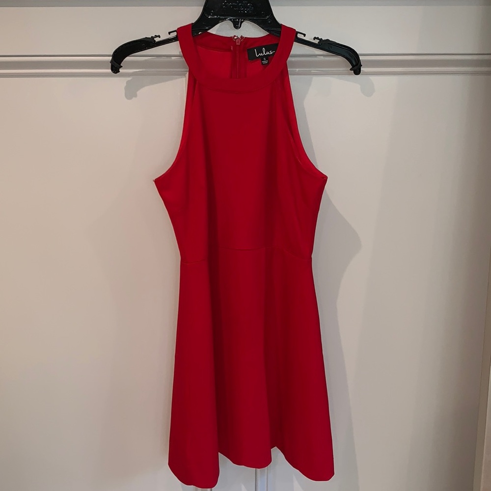Lulus Mini red dress - size small